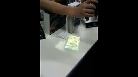 Microvision ShowWX demo - MacWorld 2010