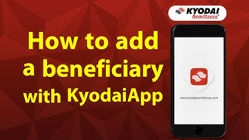 📲 KyodaiApp (How to add a beneficiary) - English