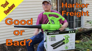 Portland Electric Blower Vacuum Mulcher Review and Demonstration Fathers Day Gift