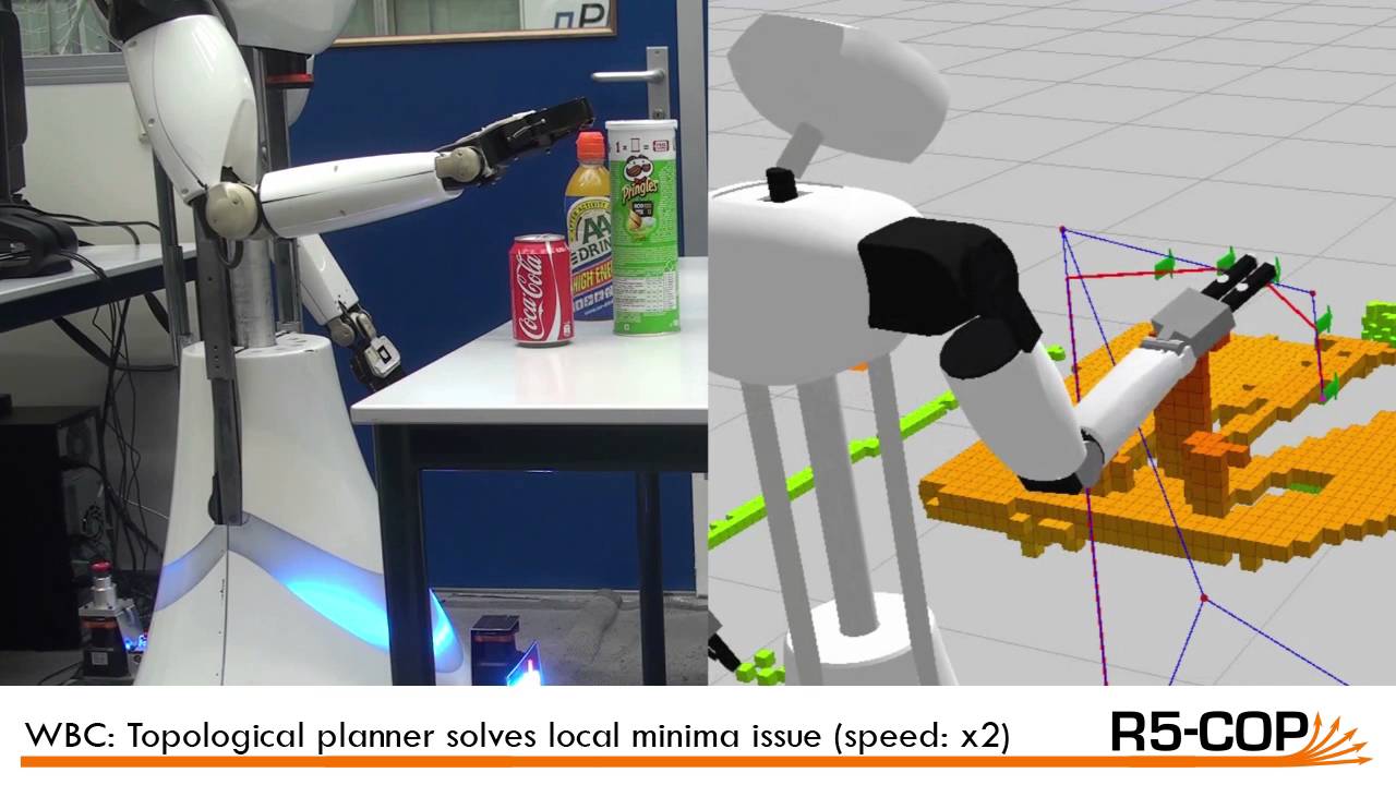 Whole body motion planning with the AMIGO robot - YouTube