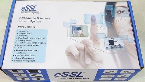 How to Configure ESSL F-22+ID Attendance & Access control Door Lock System.