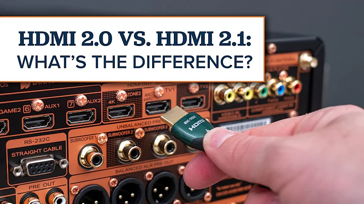 🤔 HDMI 2.0 vs. HDMI 2.1: What’s the Difference?