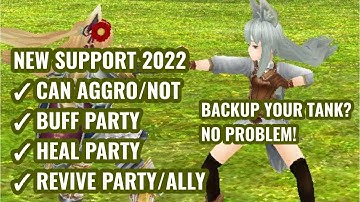 Support Aggro/Buff/Heal/Revive (Not Finished) | Toram Online