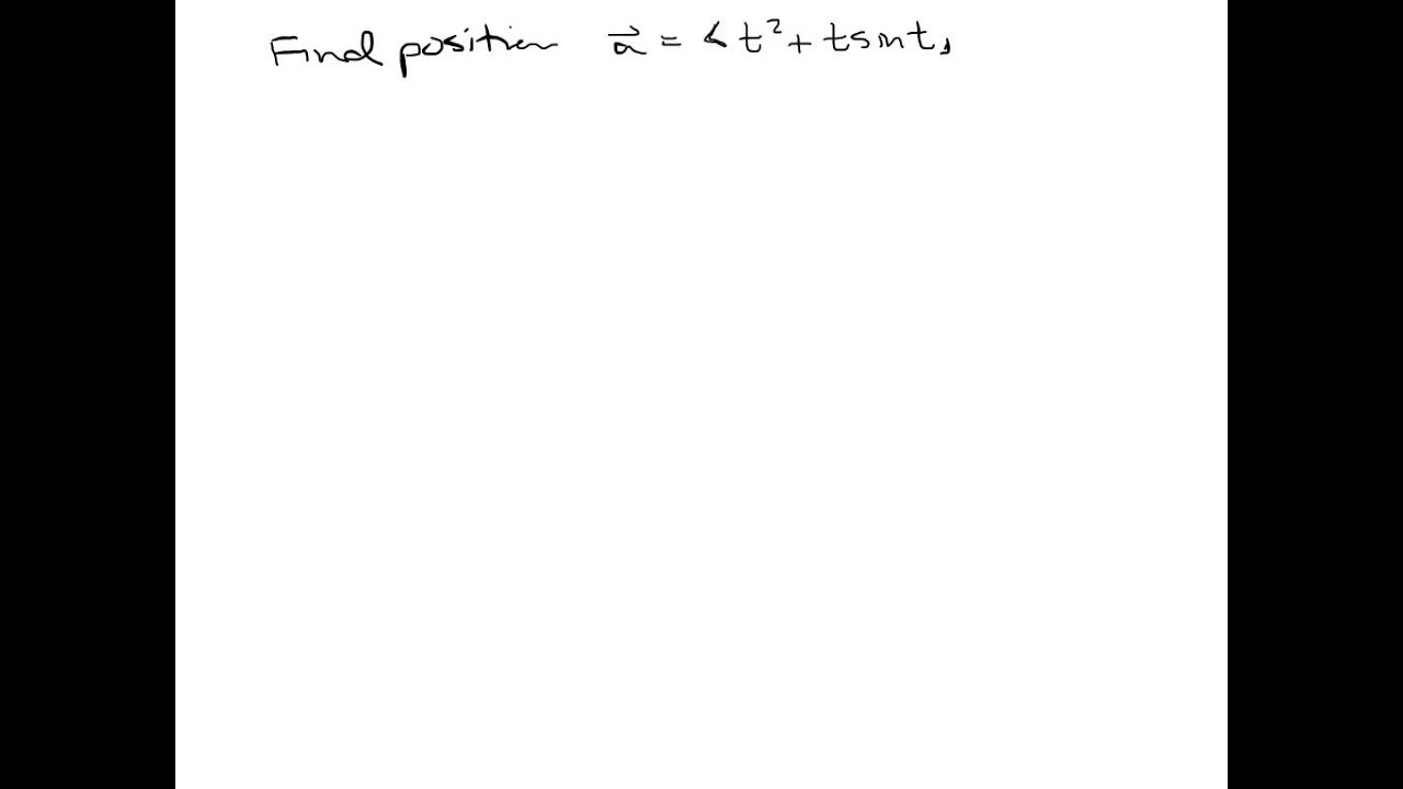 Velocity and Acceleration Vectors - YouTube