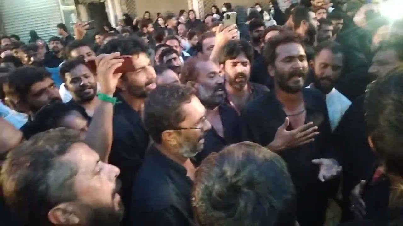 sham E ghareban ayi aik hasher ka sama ha full noha||10 muharram sheikhupura|| markzi jaloos||