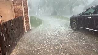 Hail storm in Sugar Land on March 15, 2024