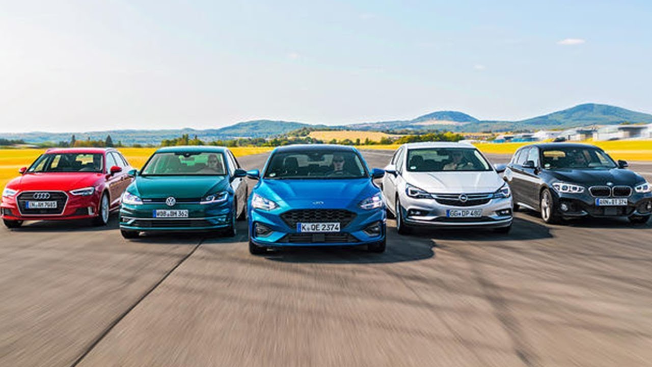 Audi A3 Vs Bmw 1 Series Vs Ford Focus Vs Opel Astra Vs Volkswagen Golf Youtube