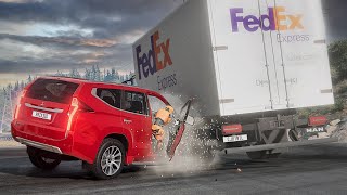 Realistic Crossroad Car Crashes #05 | BeamNG.drive screenshot 4