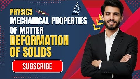 Physics, Class -9, Lecture -1 of Chapter -6( Deformation of solids and Hooke