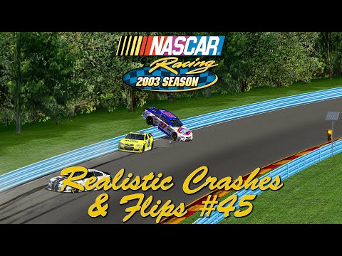 NASCAR Racing 2003 Realistic Crashes & Flips #45