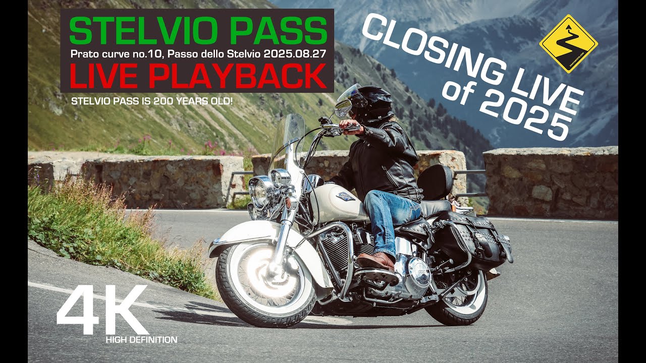 The original Stelvio Pass LIVE! (4K Playback) 2025.08.27