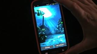 Ocean HD Live Wallpaper - Android App Review (on Galaxy S3) screenshot 3