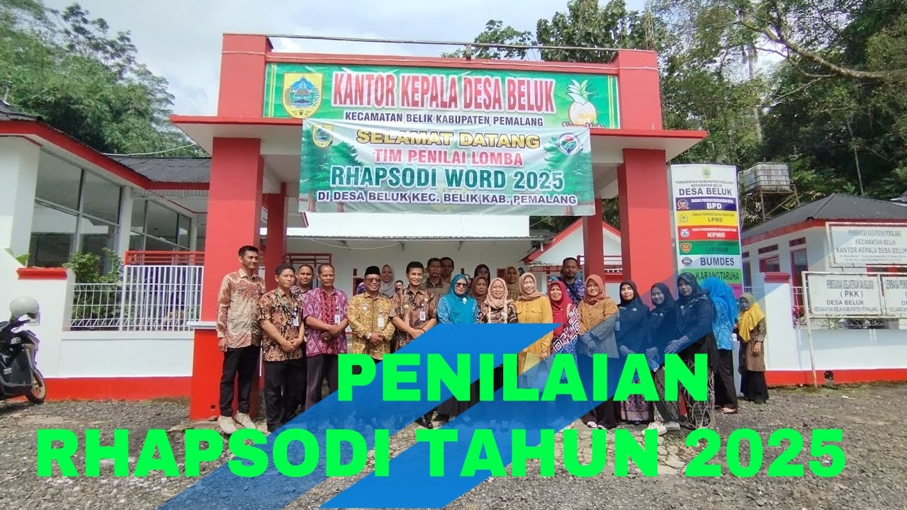 Penilaian RHAPSODI AWARD Tahun 2025 Desa Beluk !!