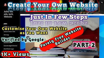 how to create a free website on Google sites part- 2 #very easy #Ashutosh