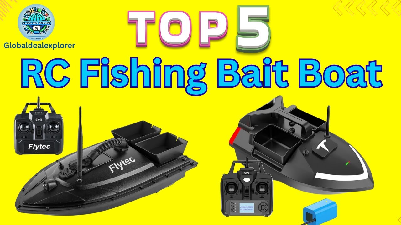 🎣 Top 5 RC Fishing Bait Boats 2025  Smart Fishing Gadgets on AliExpress 🚤 