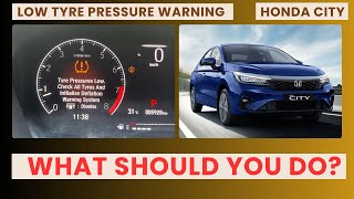 How to Reset Honda City Low Tyre Pressure Warning?  Do You Need to Give Importance to TPMS Warning?