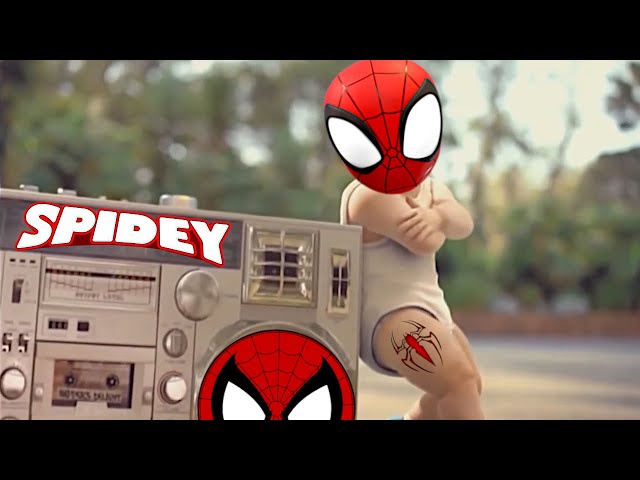 Spidey and His Amazing Friends u0026 Baby Dance - Coffin Dance Meme (Parody) class=