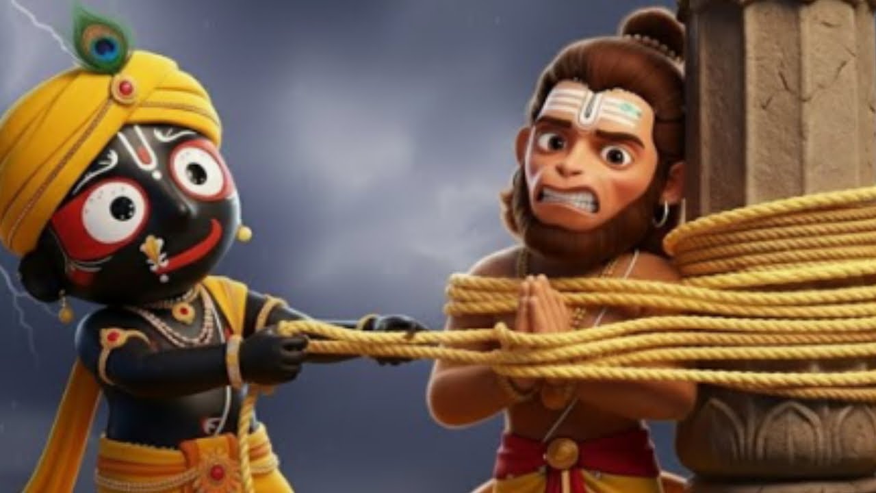 ``Kyo jagarnath ji ne hanuman ji ko bandh diya?😨 Dekhiya jagarnath ji ki lila! 