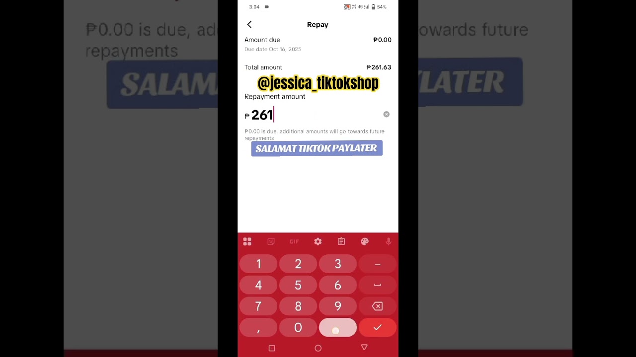 Successful Payment TikTok Paylater Tutorial 