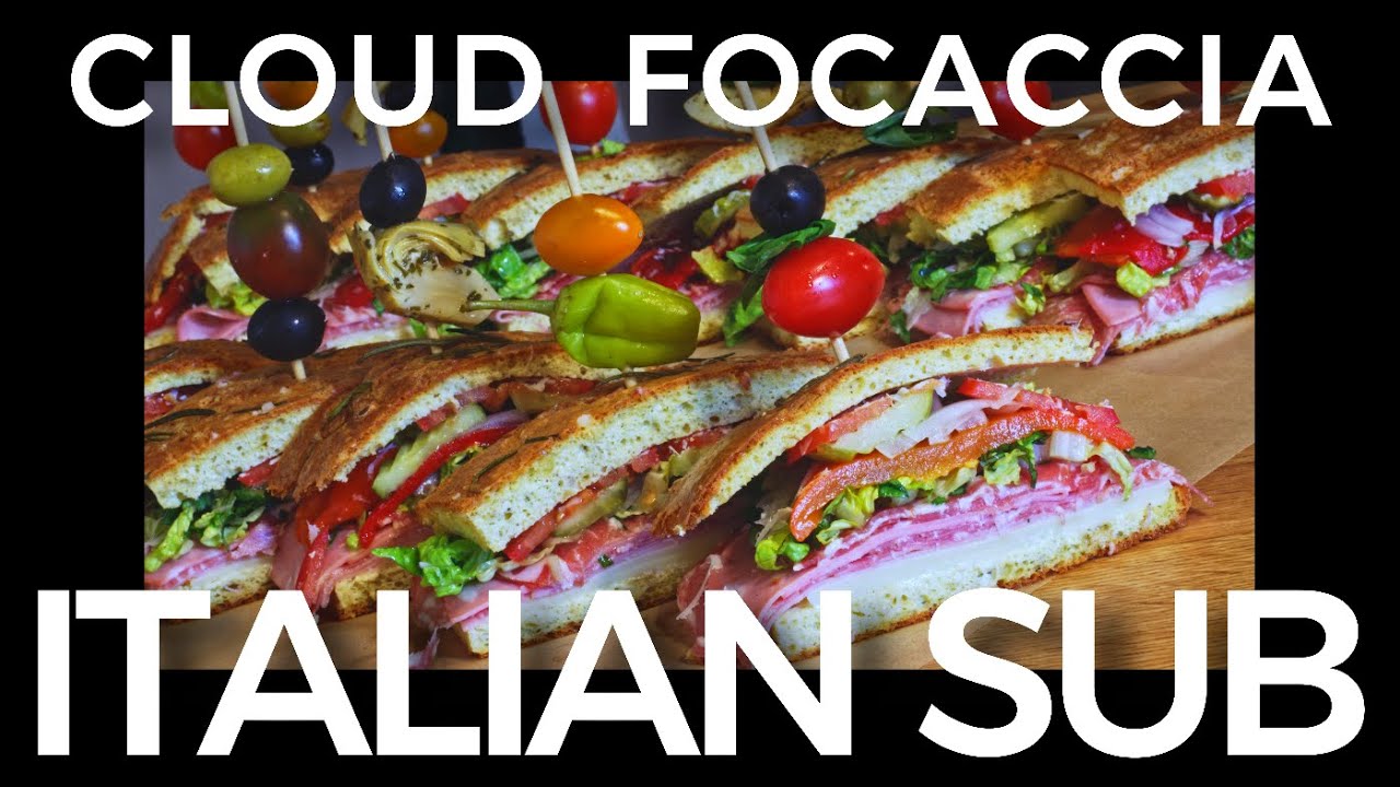 S02:EP01 - Cloud Focaccia Italian Sub (Italian Sub on Keto Focaccia Bread)