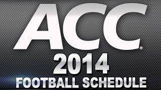 ACC Football Schedule Release | 5 Games to Watch