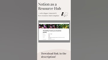 Set Your Categories ✨ | Resource Hub Notion Template #shorts #notion #notiontemplate
