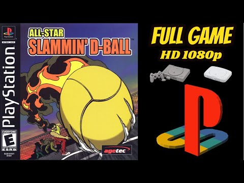 All-Star Slammin' D-Ball (PS1) Longplay/Walkthrough NO COMMENTARY HD 1080p
