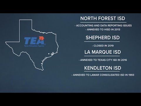 How many Texas school districts have been adopted by TEA - YouTube