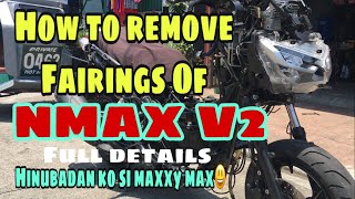 HOW TO REMOVE FAIRINGS OF YAMAHA NMAX2020 / YAMAHA NMAX 2020 STRIP DOWN / BAKLAS KAHA NMAX v2