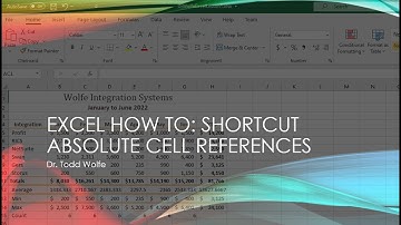 Microsoft Excel Tutorial: Absolute Reference Shortcut