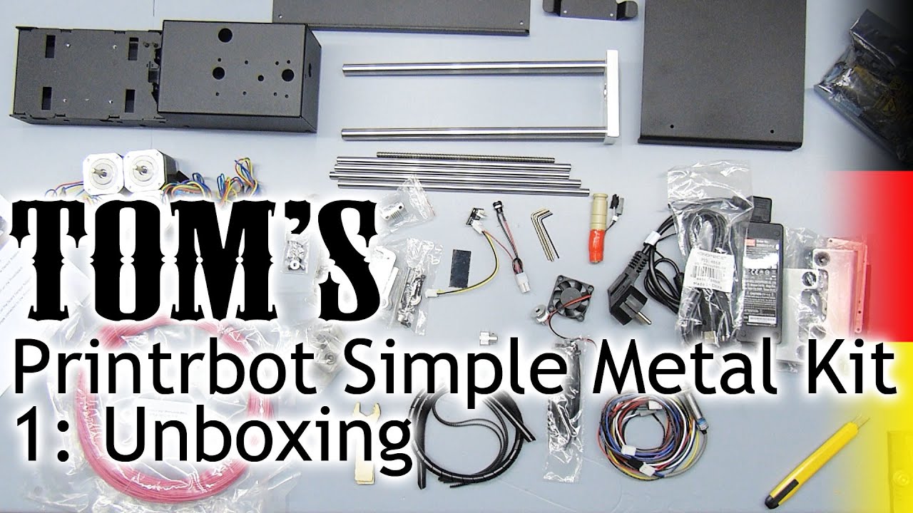 [DE] Printrbot Simple Metal Kit: Teil 1 - Unboxing - YouTube