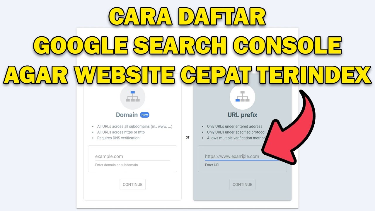 Cara Mendaftarkan Website ke Google Search Console Agar Lebih Cepat Terindex