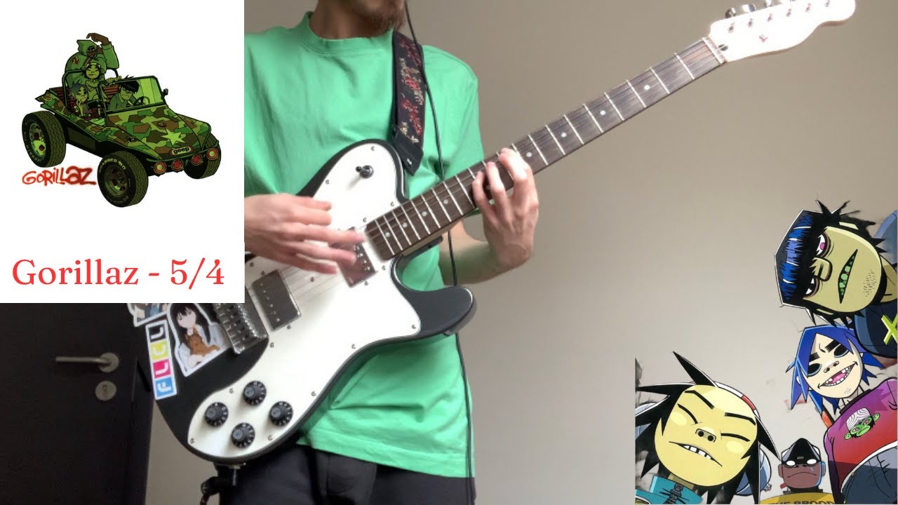 5 4 Gorillaz Guitar Chords 5 4 Gorillaz Guitar Chords