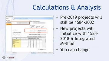 Basics Steps in EasyPower to Conduct an Arc Flash Using the New IEEE 1584–2018 Model