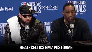 Caleb Martin x Bam Adebayo React To Heat's Game 7 vs Celtics | 2023 ECF