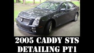 2005 cadillac sts -wash clay bar polish wax detailing pt1 - 320HP v8 RWD luxury northstar by JasonDoesDIY 2,845 views 7 years ago 21 minutes