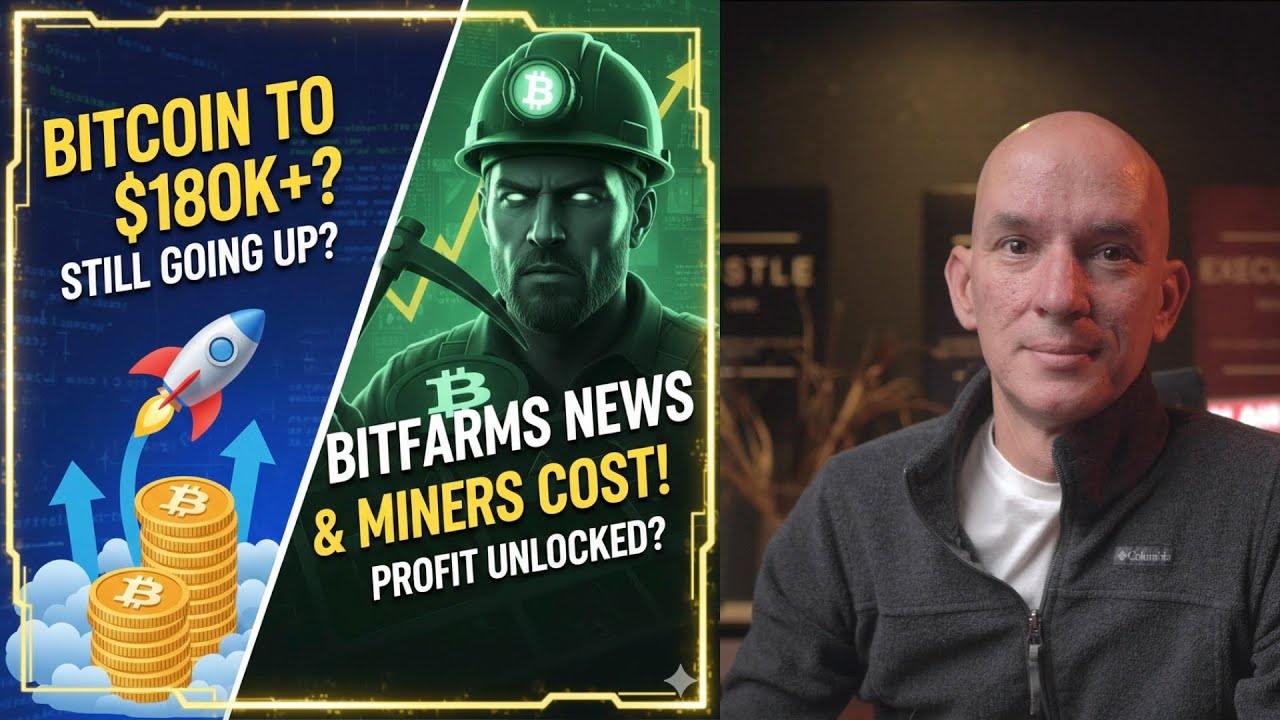 Bitcoin Still Going To $180k Plus? Bitfarms News & Miners Cost To Mine!  Plus More!