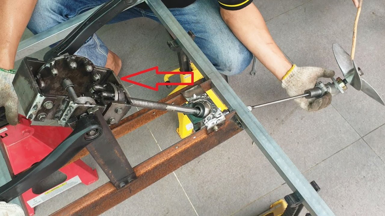 Innovative Pedal Drive And Propeller For Fishing Boat YouTube