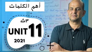 مراجعه unit 11 للصف الثالث الثانوي 2021 | اهم الكلمات