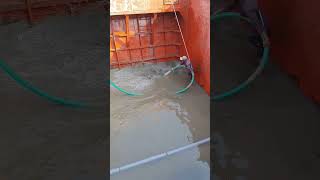 Sand unload by powerful drager machine in big ship part-151