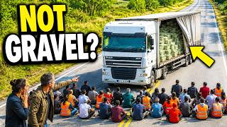 Truck Driver Was Told He Carried Gravel — Then They Opened His Trailer