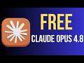 Use ALL Claude Models Opus 4.8 for FREE 🤯| How to Use All Claude Models for FREE No Pay Needed