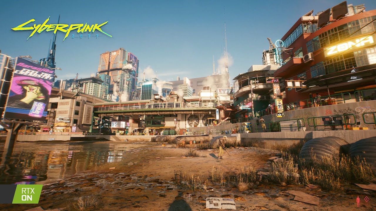 Cyberpunk 2077 : Morning Walk in Night City 4K Ray Tracing | RTX 3090 ...