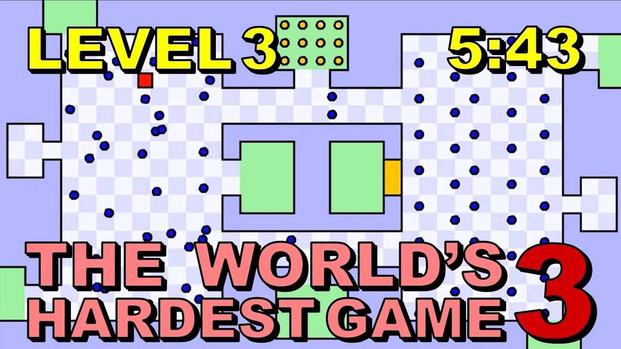 Can EazySpeezy beat 30 levels of The World's Hardest Game before  speedrunners beat 10? 