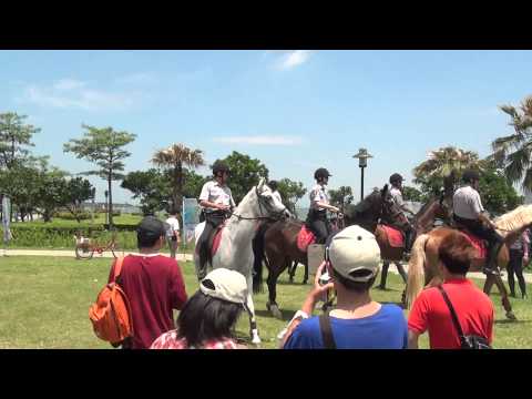 20130608 新北市 慶祝警察節 2輪的交會-鐵馬逍遙遊  八里左岸公園 哈雷機車+騎警隊