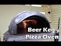 Building a Beer Keg Pizza Oven
