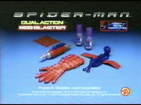 Spider Man Web Blaster Toy Commercial from 2002