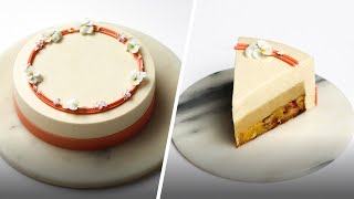 How-to Tutorial: Everything you need to know about Entremet / Layer cakes: Rhubarb Cake Recipe screenshot 2