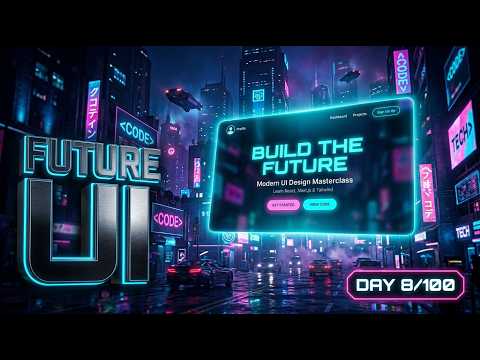 How to Build a Cyberpunk Hero Section | Day 8/100: Advanced CSS Glow Effects ⚡