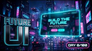 How to Build a Cyberpunk Hero Section | Day 8/100: Advanced CSS Glow Effects ⚡
